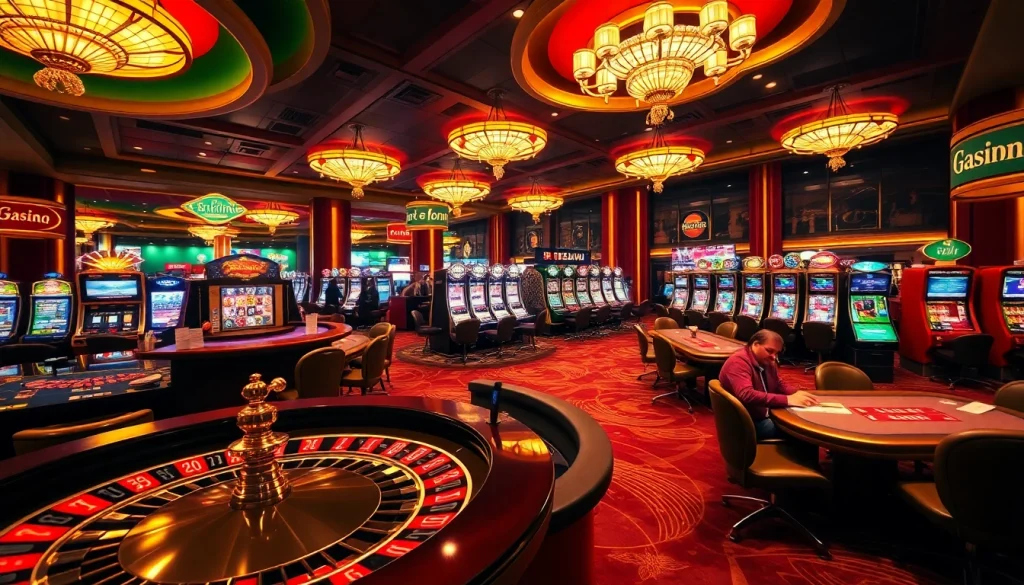Experience the thrill of gambling at Nhà cái BIGBET88, featuring vibrant tables, exciting roulette, and engaging players.